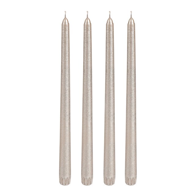 El Corte Inglés set of 4 conical taper candles