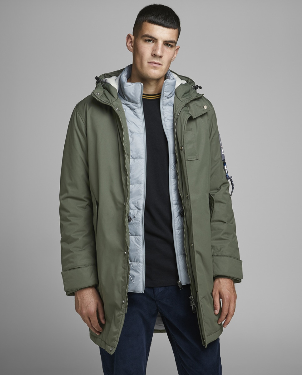 Parka De Hombre Verde Con Capucha · Jack & Jones · Moda · El Corte Inglés