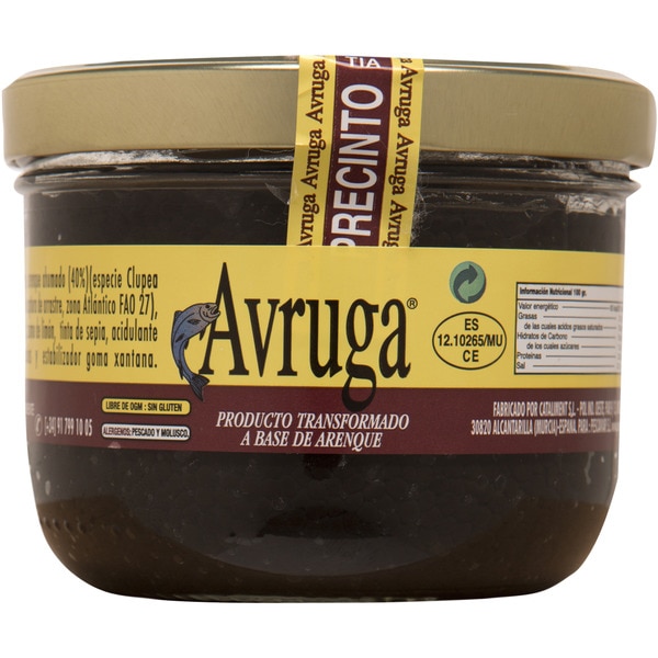 AVRUGA huevas de arenque sin gluten tarro 350 g 