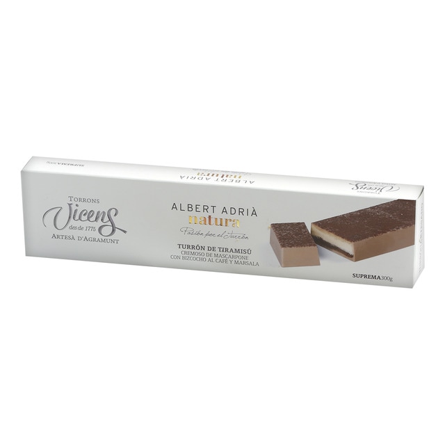 Turrón de tiramisú Adriá Natura Vicens