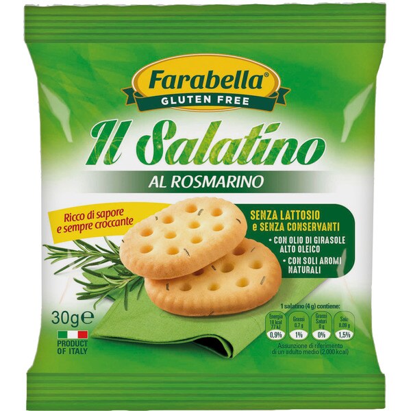 FARABELLA Il Salatino galletas saladas al romero sin gluten bolsa 30 g