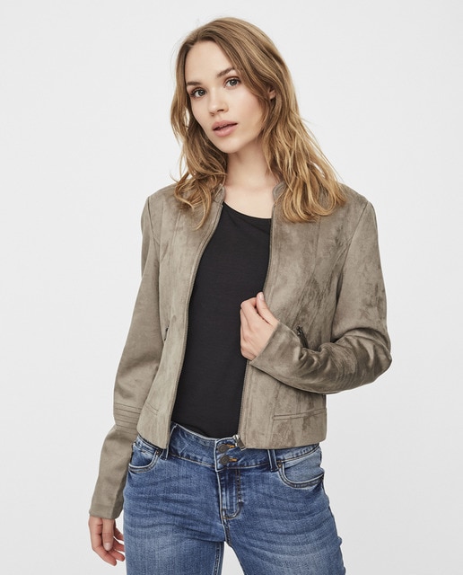 suede jacket vero moda