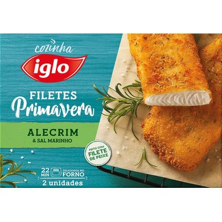 Iglo Filetes Primavera de Peixe com Alecrim e Sal Marinho 2 Unidades embalagem 225 g