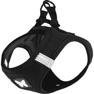 MARTIN SELLIER Black dog harness size XXS for mini breed dogs 1 each