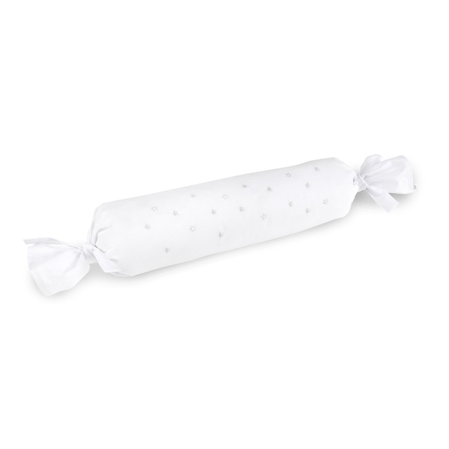 Cojín Cotton Juice Baby Home Clásico rulo bordado estrellas