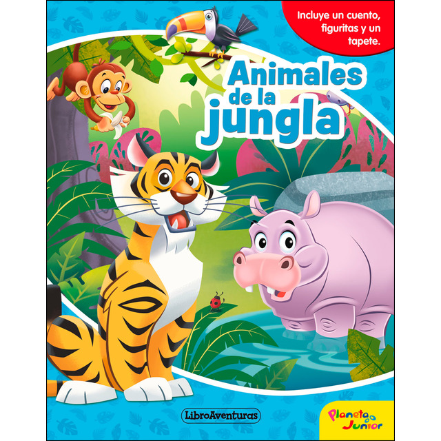 Animales de la jungla. Libroaventuras