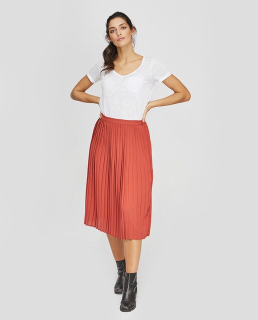 Falda Midi Plisada De Mujer · Object · Moda · El Corte Inglés