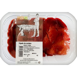 Filetes de hígado de cordero peso aproximado PASTORES