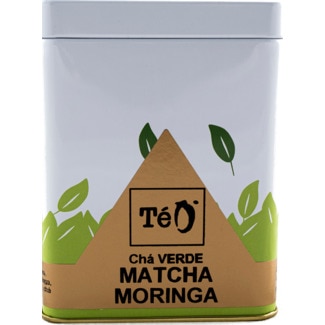Té O Chá Verde Matcha Moringa lata 65 g