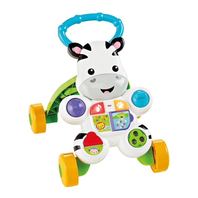 Andador correpasillos bebé Cebra parlanchina primeros paso Fisher-Price