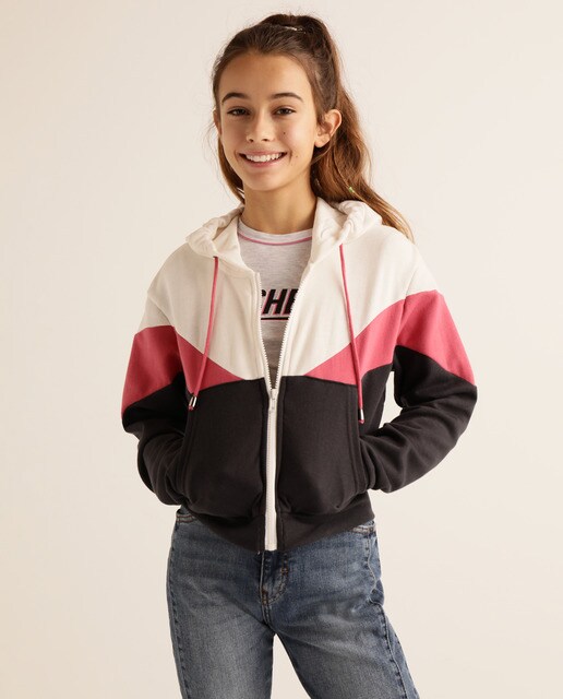sudadera color block