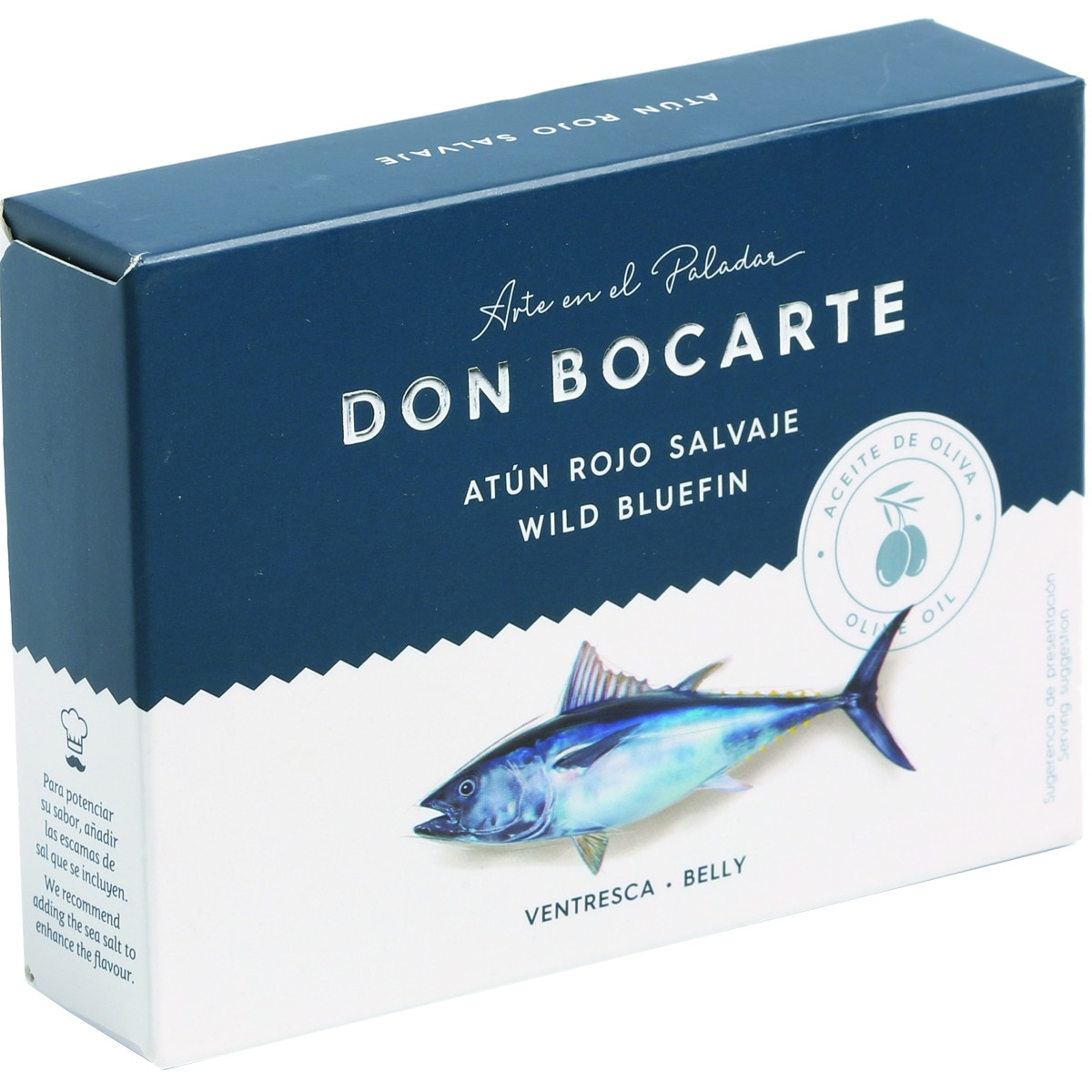Wild bluefin tuna belly in olive oil tin 85 g · DON BOCARTE · Supermercado El Corte Inglés