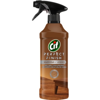 Cif Perfect Finish Detergente Líquido para Madeiras Spray embalagem 435 ml