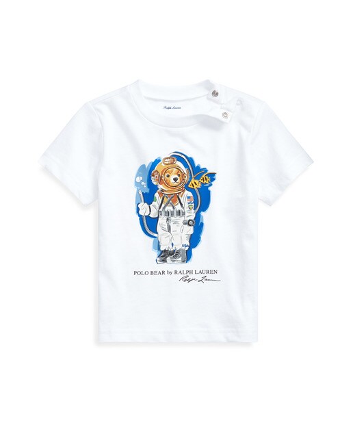baby boy white ralph lauren t shirt