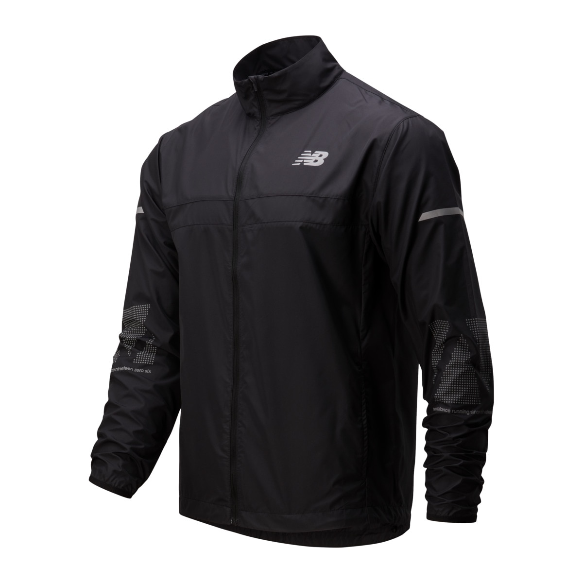 New Balance Accelerate Protect Reflective Women's Running Jacket - Deep Ocean Grey | The Running 