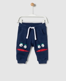 childrens navy blue jogging bottoms