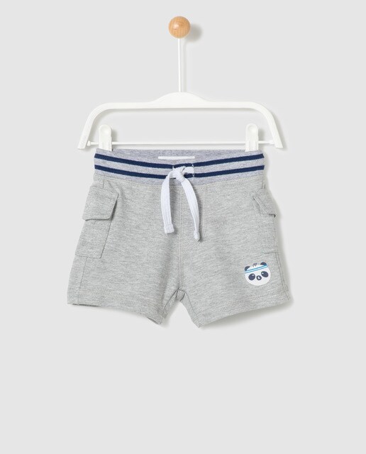 baby boy grey shorts
