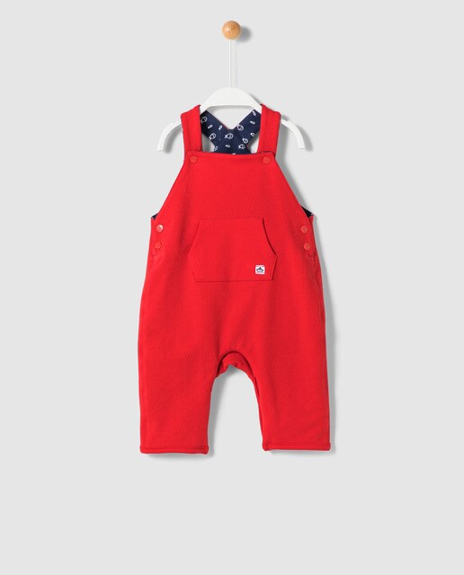 Baby boys' plain red dungarees · Fashion · El Corte Inglés