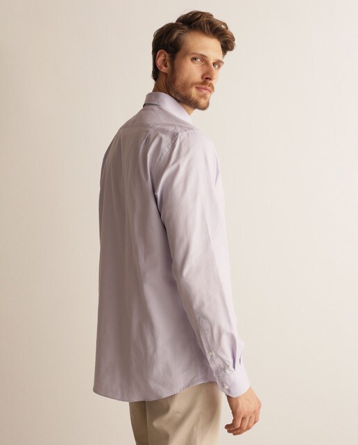 lilac oxford shirt