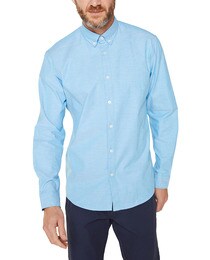 camisa azul turquesa hombre