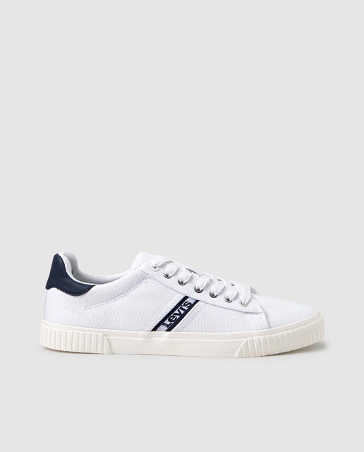 levis white canvas shoes