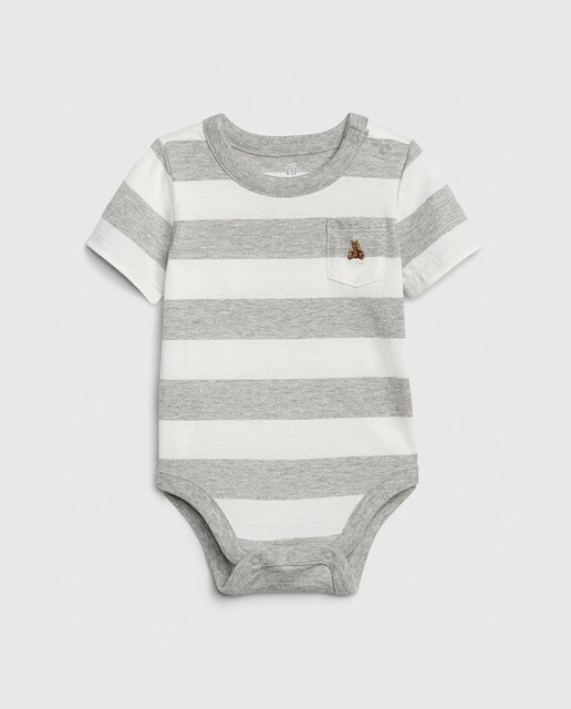 striped bodysuit baby