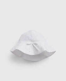 Chapeau Bebe Fille Blanc Avec Broderies Mode El Corte Ingles