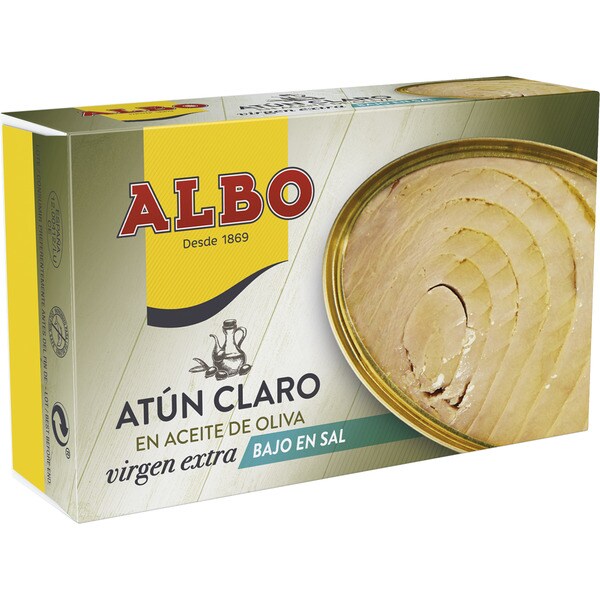 Buy White tuna in extra virgin olive oil low salt tin 82 drained weight