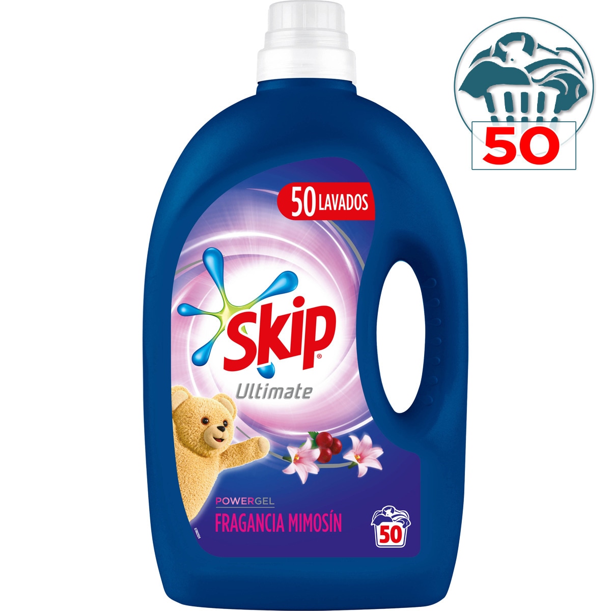 Ultimate triple power Mimosín fragrance washing machine liquid