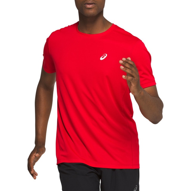 asics t shirt homme marron