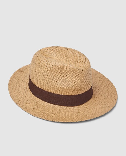 camel panama hat