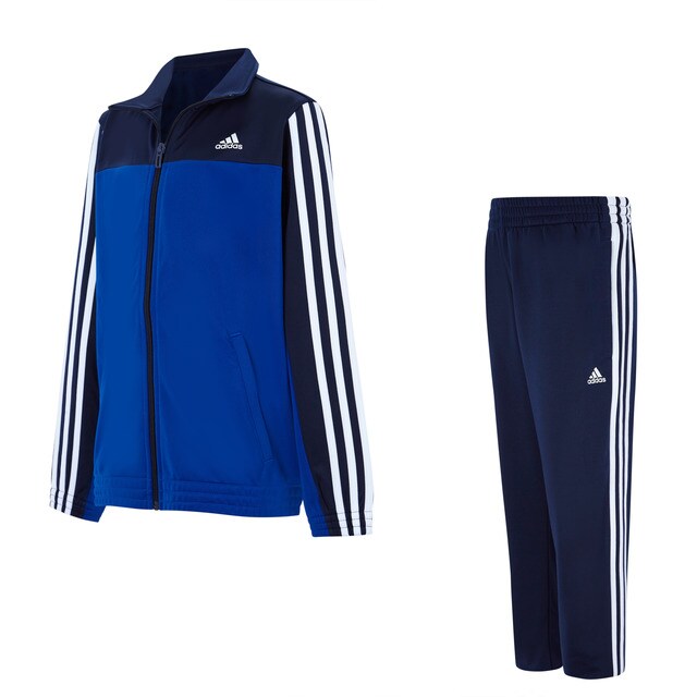 adidas 3 stripe tracksuit boys