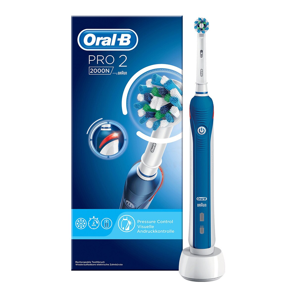 Cepillo de dientes eléctrico Braun Oral-B PRO 2 2000N CrossAction