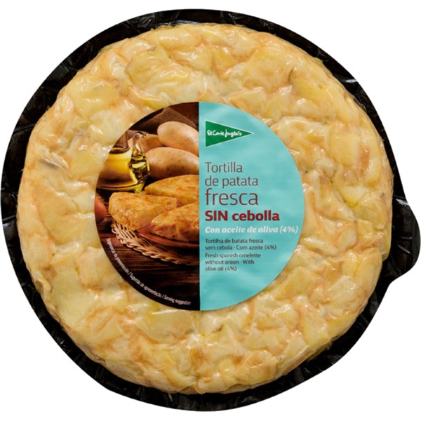 Tortilha de Batata Fresca sem Cebola com Azeite embalagem 600 g