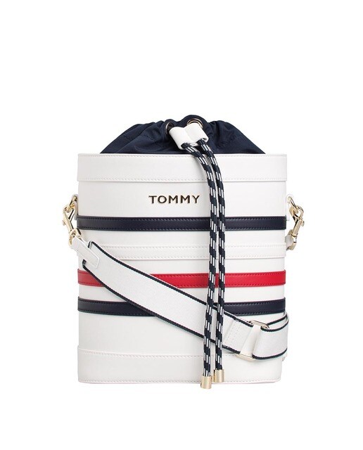 bolso blanco tommy hilfiger