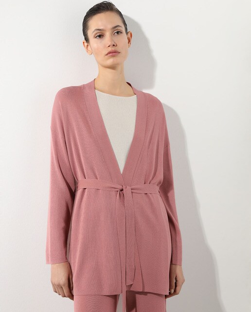 long cardigan with belt