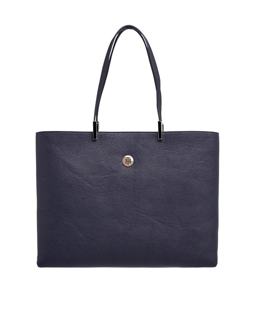 tommy hilfiger navy blue tote bag