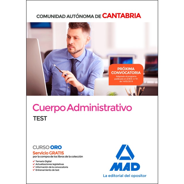 Cuerpo administrativo de la comun. Cantabria. Test