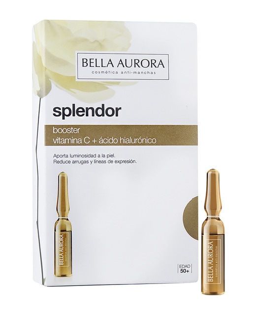 Ampollas Booster Splendor Vitamina C + Ácido Hialurónico Bella Aurora