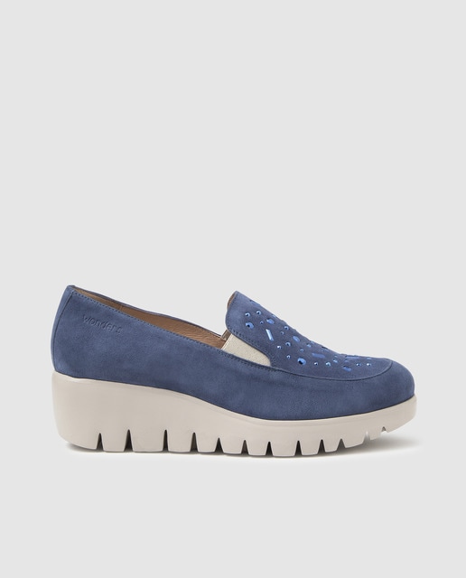 blue loafer women