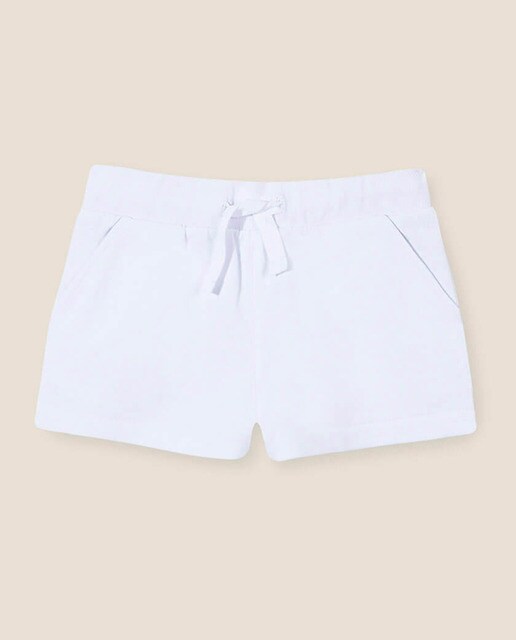 white tracksuit shorts