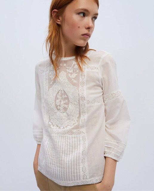 t shirt manche trois quart femme