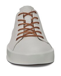 ecco white leather trainers