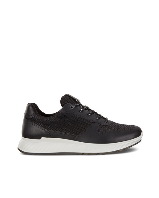 ecco white leather trainers