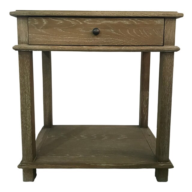 Mesita de noche de roble con cajón Bibury El Corte Inglés · Hogar · El