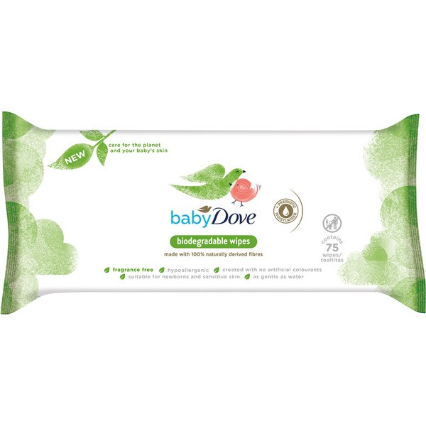 dove biodegradable wipes