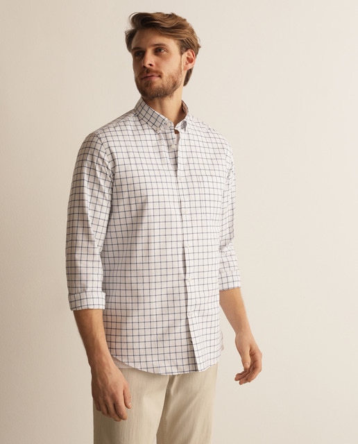 checked oxford shirt