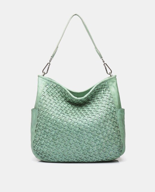 Bolso de hombro Abbacino tipo hobo en verde agua Bolso de hombro Abbacino tipo hobo en verde agua