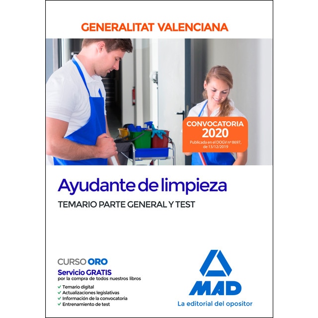 Ayudante de cocina de la administración de la generalitat valenciana. Temario parte general
