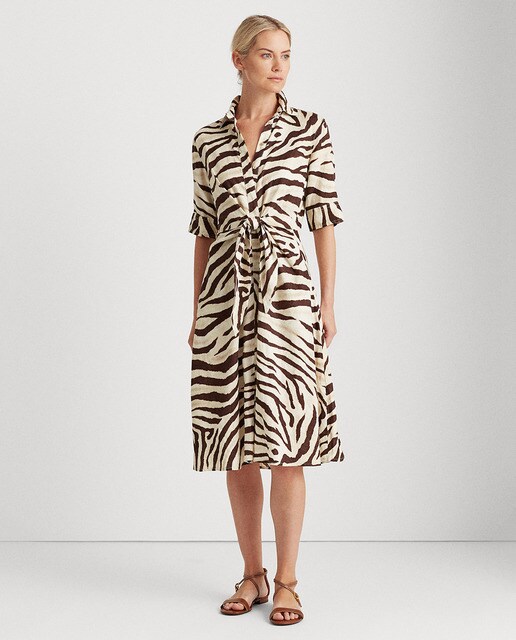 ralph lauren leopard print dress